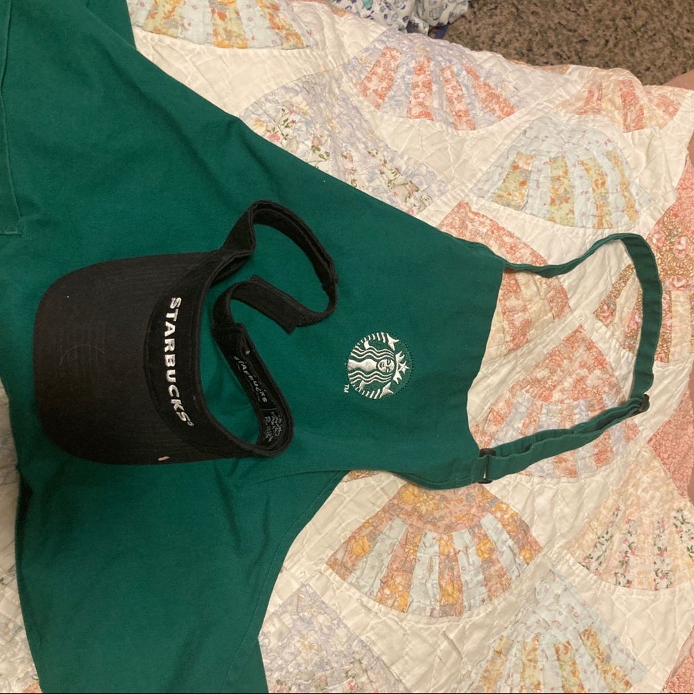 Starbucks Visor and Apron